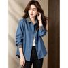 D.F.DEAR Retro Plaid Patchwork Women's Button-Up Shirt