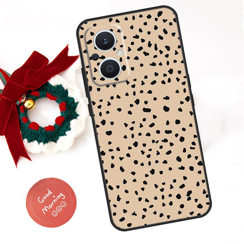 Tan Leopard Funda For OPPO Reno 10 11 12 13 14 Pro 11F 12F 13F 14F 7 8 Lite OPPO Find X8 X6 X9 Pro Case