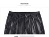 Women's Plus Velvet Thickened Leather Harem Pants, Slim-Fit, High-Waisted, 2024 New Autumn/Winter Style