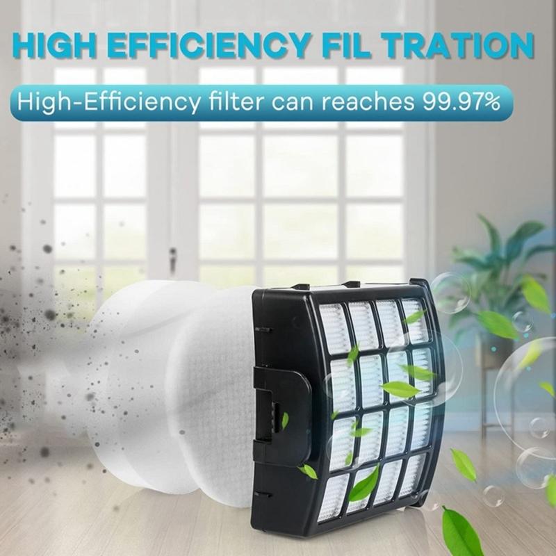 Plastic Replacement Filter Efficient Dust Cleaning Filter Vacuum Filters Vacuum Part Perfect for Enhancing Suction Power