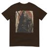 Vintage Japanese Art Anime Bigfoot Samurai Graphic Sasquatch TShirt