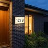 Soft Uniform LED Glow Solar LED Address Plaque Light Solar-Powered LED Light  Entrance Wall