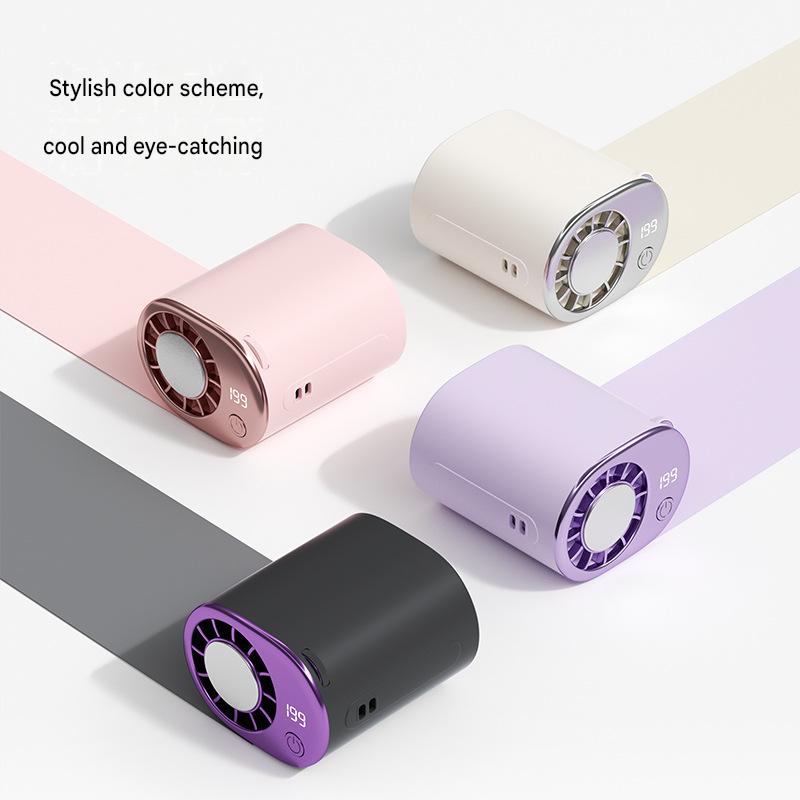 Portable Waist Fan with Semiconductor Cooling USB High Power Cooling Fan Parasol Clip Design Outdoor Personal Air Conditioner