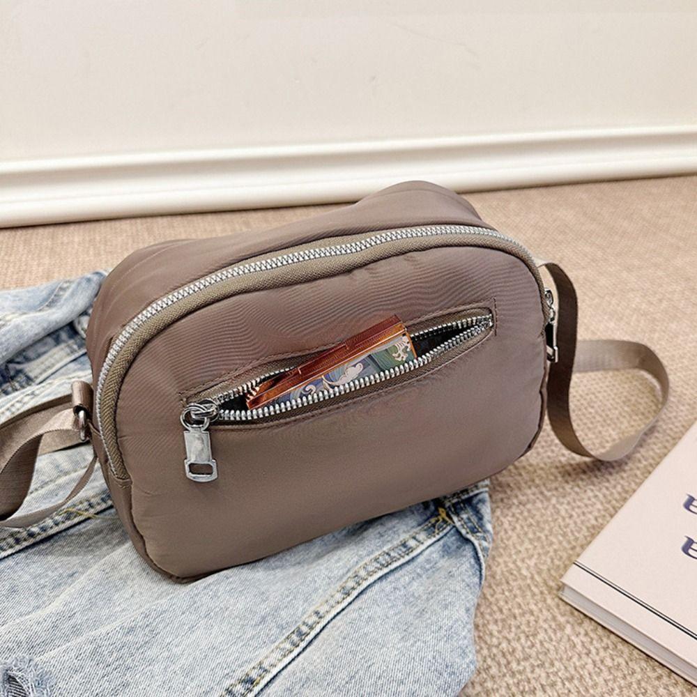 Wasserdichte Schale Nylon Crossbody Tasche Lässige Handytasche Umhängetasche Messenger Schultertasche Reise