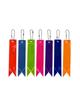 5pcs/bag Reflective Glow Pendant for Kids PVC Fluorescent Ribbon Pendant Keychain Warning Safety In Night for Student Adult