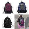 Stylish Large Capacity Student Backpack For School With Breathable Oxford Fabric Design