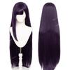 Anime Chained Soldier Ren Yamashiro Cosplay Long Purple Heat Resistant Synthetic Hair Wig AOKG-265