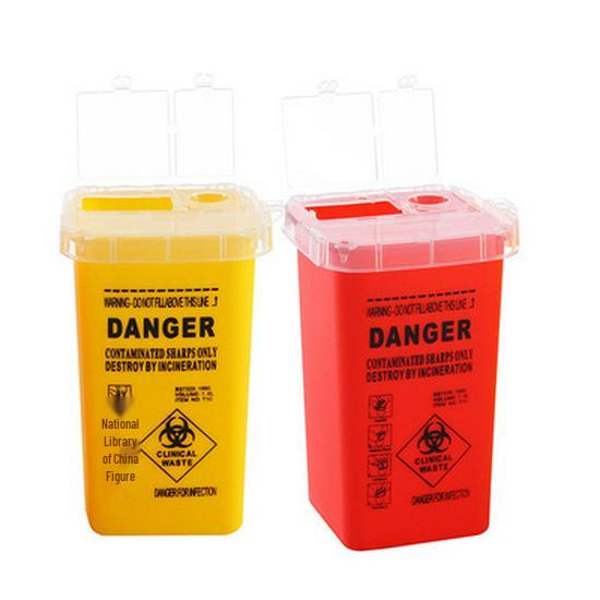 Tattoo Needle Disposal & Sharps Collection Container - 1L Storage Box