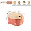 QiMiao Cute Piggy Toy & Clothes Organizer for Kids