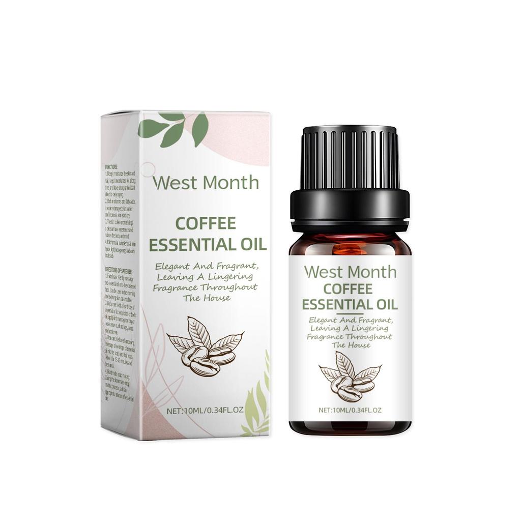 West&Month Coffee Seed Essential Oil Gentle Moisturizing Skin Nourishing Multi-Effect Essence Oil Nourishing Massage Oil 10ml
