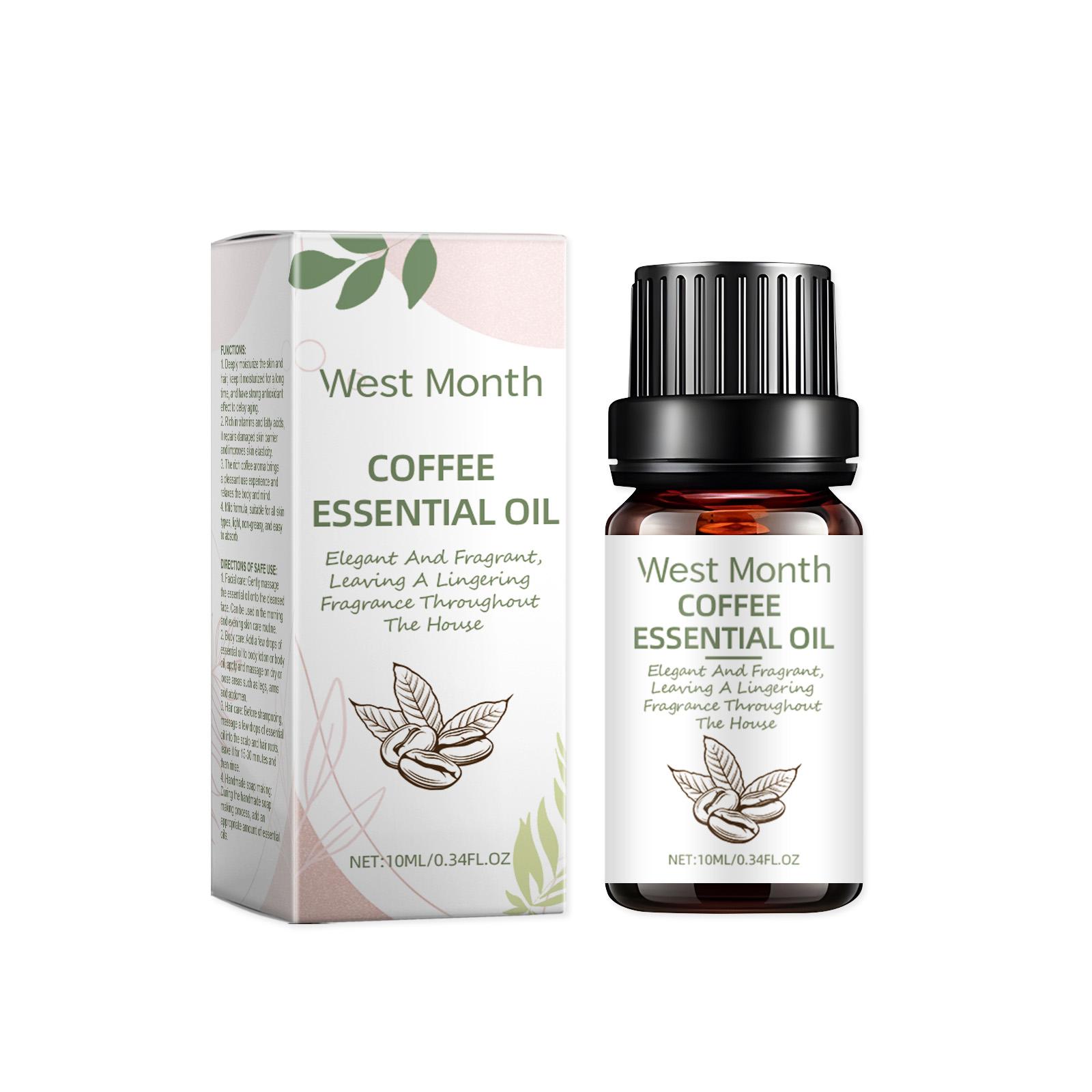

West&Month Coffee Seed Essential Oil Gentle Moisturizing Skin Nourishing Multi-Effect Essence Oil Nourishing Massage Oil 10ml