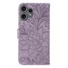 For Nothing CMF Phone 2 Pro Case Lace Flowers PU Leather Flip Wallet Phone Cover