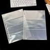 Binder Refill Clear Photo Album Pages A4 11-Hole Card Pages Multi-Pockets Inner Page