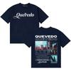 Singer QUEVEDO Buenas Noches 2025 Album Merch  T Shrit Unisex Women Fashion Casual Tees Double Sided Print Short Sleeves Streetwear