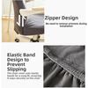 Fashion High Back Dining Chair Cover Elastic Spandex Slipcover Jacquard Chair Cover Stretch Jacquard Kitchen Chair Cover Kitchen