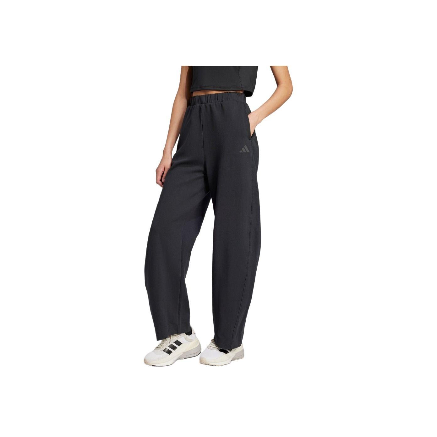

Adidas Sports Lifestyle Series Casual Fashion Simple Loose Knit Sports Pants Women Bottoms Black JF3415 XL