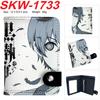 Black Butler Anime Vertical Snap Wallet Bi-Fold Card Holder Unisex Small Coin Purse
