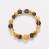 Handmade Tigers Eye Crystal Bracelet Women Men Ethnic Style Stackable Gift Valentines Day Qixi