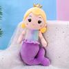 Cute Mermaid Doll Throw Pillow Plush Toy Aquarium Mermaid Doll Children's Birthday Gift