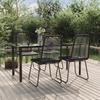 Vidaxl 5-Piece Garden Furniture Set, Black