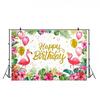 Hawaiian Aloha Party Decoration Summer Happy Birthday Musical Beach Backdrop Background Photography Tropical Tiki Baby Shower