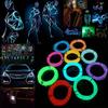 Flexible Neon Light 10M/5M/3M/1M EL Wire Led Neon Dance Party Atmosphere Decor Lamp RopeTube Waterproof Multicolor Led Strip Red