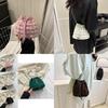 Chic Canvas Bucket Bag For Women Trendy Summer Shoulder Bag With Chain Strap