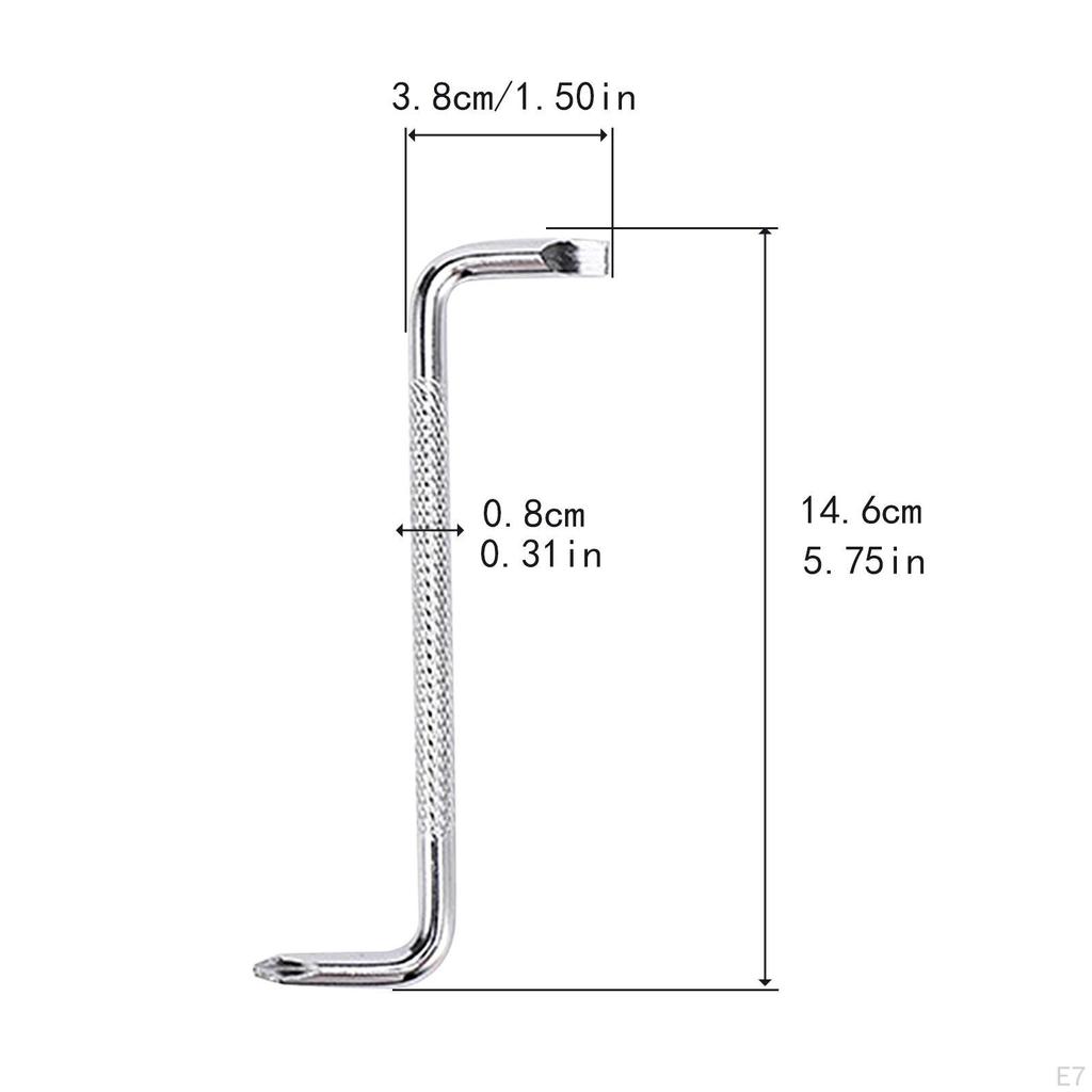 90 Degree Angled Screwdriver Portable Phillips Flat Head for Home DIY
