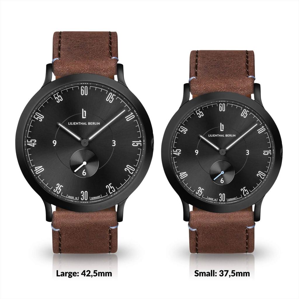 Zegarek Lilienthal Berlin z małą sekundą, Made in Germany, L01-207-B002C