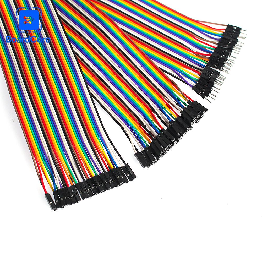 40Pin Dupont Line 10/20/30CM Male to Male , Male to Female , Female to Female Jumper Wire Dupont Cable for Arduino DIY KIT