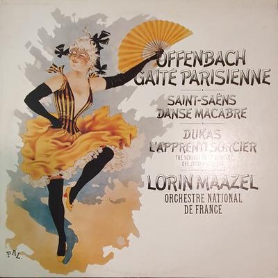 LP Record LORIN MAAZEL ORCHESTRE NATIONAL DE  Offenbach Gaite Parisienne  Saint 25AC1015 CBS SONY 1980 Japan Classical Used