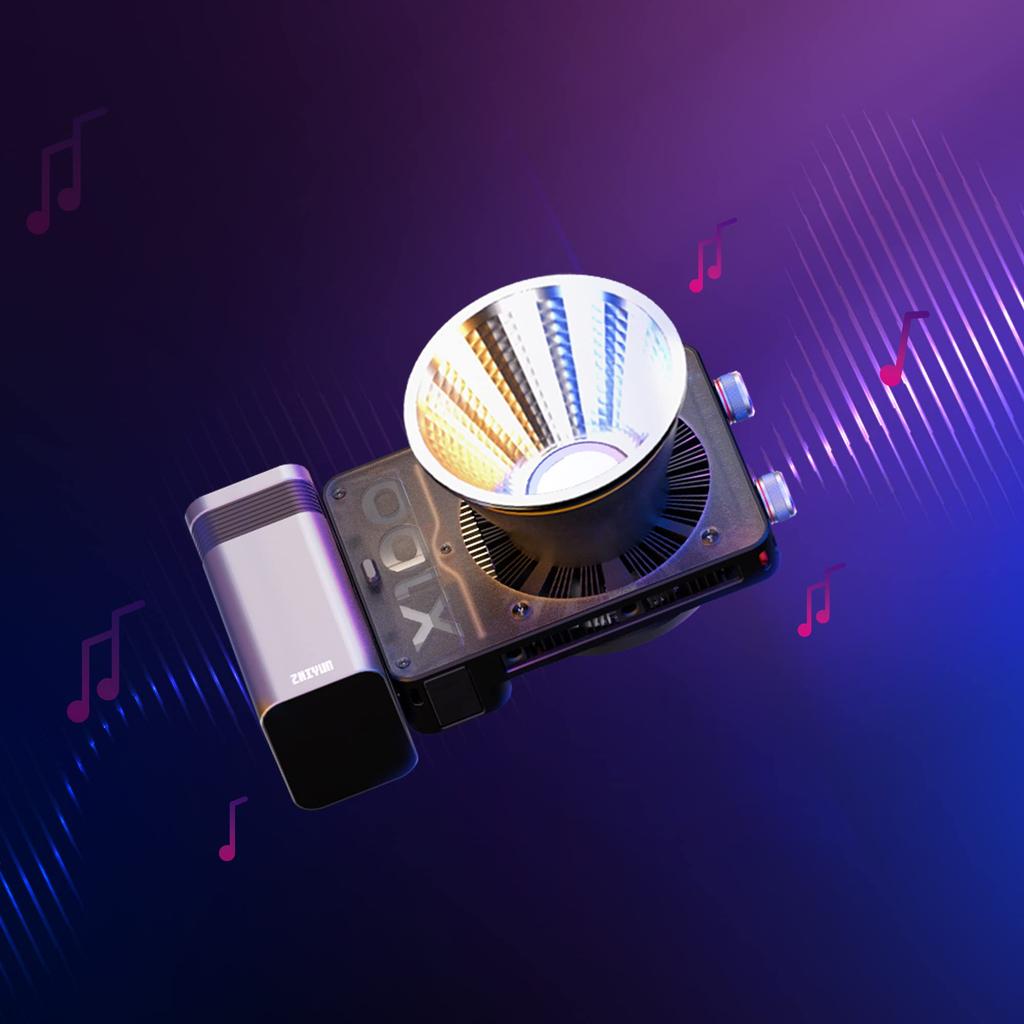 Flagship ZHIYUN MOLUS X100 LED Video CRI TLCI Brightness Control via Bluetooth and Warranty [Official Store] Light, 100W, 2700K-6500K, 95+, 97+, App,