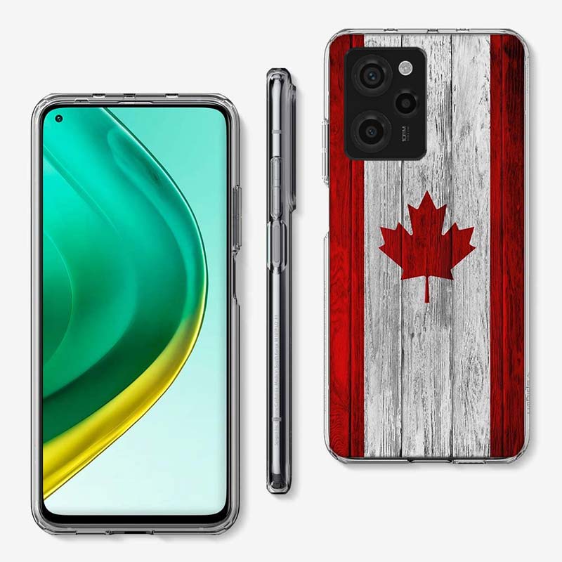 Canada National Football Team Logo Cover Phone Case For Xiaomi Poco M8 M7 M6 M4 M3 X7 X6 X4 Pro F7 Ultra M5S Mi 14 14T 15 15T 12