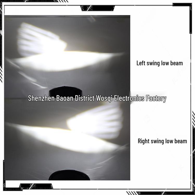 Gravity-Sensing Auxiliary Light for 5.75-Inch Harley Headlights