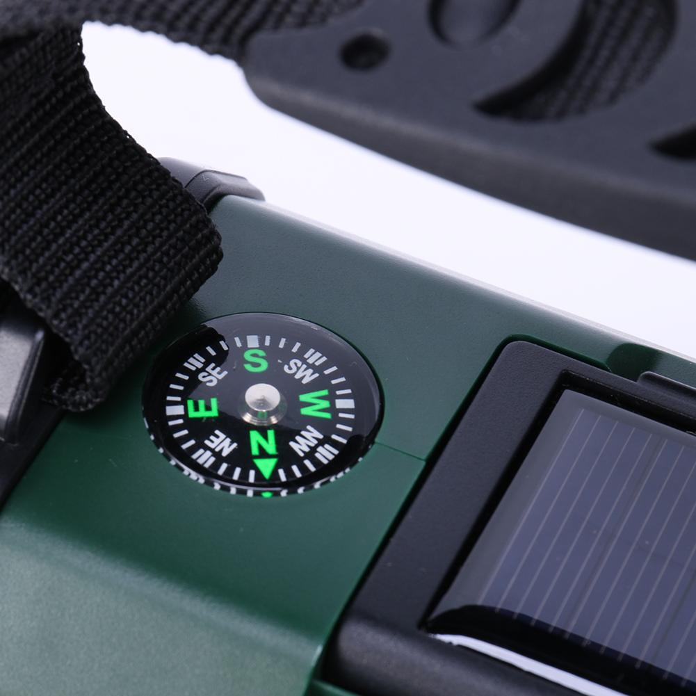 10000mAh Emergency Solar Power Radio SOS Alarm LED AM FM Hand Crank Weather Radio With LED Lamp Flashlight Outdoor Camping Radio