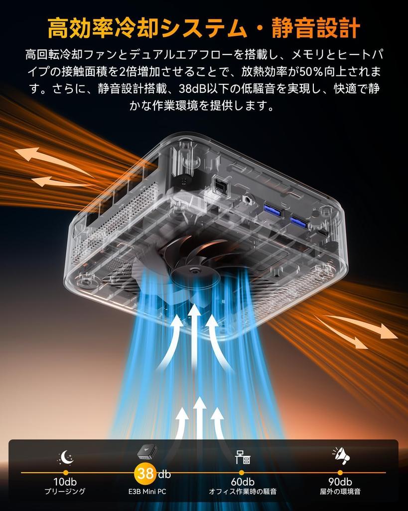 Schneller als der Ryzen 7 7730U Mini-PC mit bis zu 16 GB 512 GB 4K Triple WiFi Bluetooth und Windows 11 Pro 7430U 8C/16T 4,5 GHz Leistung, DDR4, SSD,