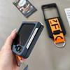 Phone Case for Samsung Galaxy Z Flip 7 FE 6 5 Flip6 Flip5 Flip4 Flip3 Ring Wrist Strap Plastic Fall Prevention Shockproof Cover