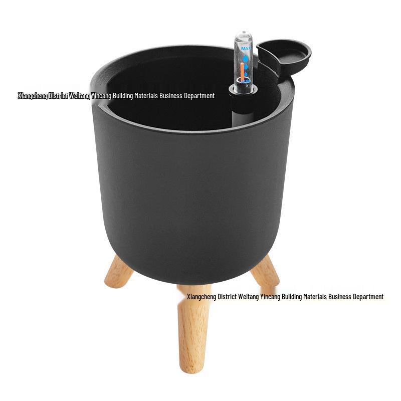 Nordic Style Self-Watering Faux Ceramic Plant Pot for Hydroponic Pothos