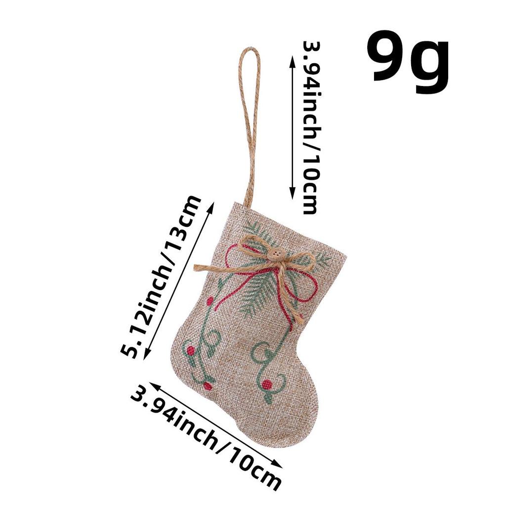 Port Miłość Boże Narodzenie Juta Gwiazda Zawieszka - Dekoracje na Drzewko i do Galerii Handlowej, Małe Ozdoby