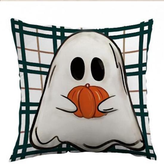 Halloween Polyester Printed Pillow Case Printed Home Living Room Sofa Bedroom Decorative Pillow Case
