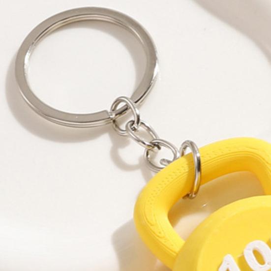 Keychain Pendant Sports Style Imitation Mini Kettlebell Keyring Fitness Enthusiasts Key Holder Backpack Accessories