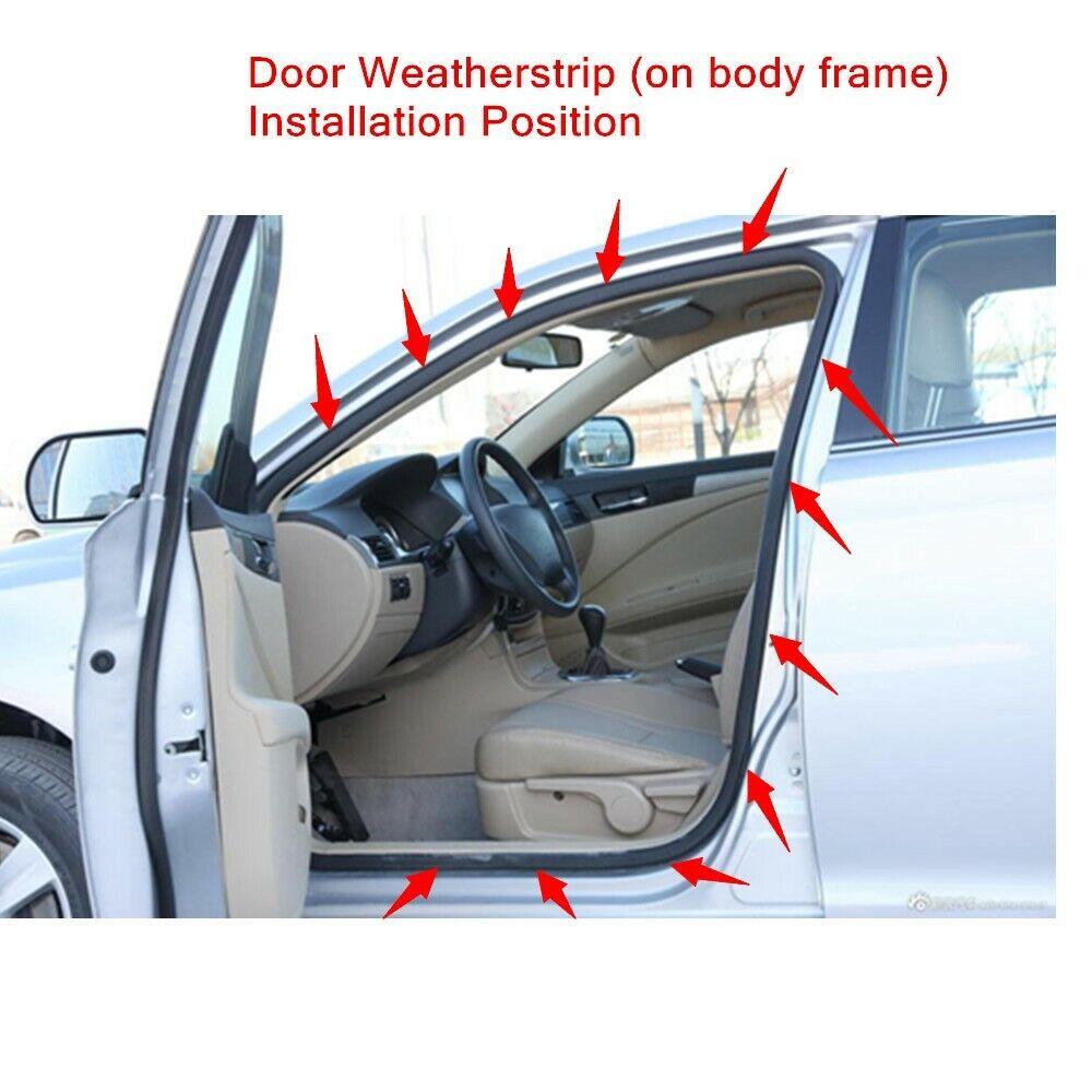 Door Weatherstrip Molding Trims Front Rear Left Right For Honda Accord 2008-2013