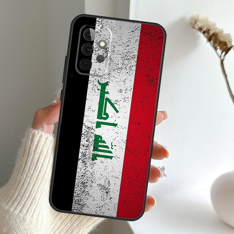 Iraqi Iraq Flag Case For Samsung Galaxy A16 A55 A06 A05 A36 A26 A54 A34 A14 A22 A32 A52 A35 A15 A53 A13 A56