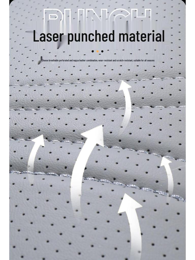 Breathable Leather Car Seat Cover Cushions for All Seasons