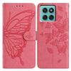 For Motorola Edge 60 Fusion 5G Case Butterfly Imprinted Wallet Stand PU Leather Flip Phone Cover with Strap