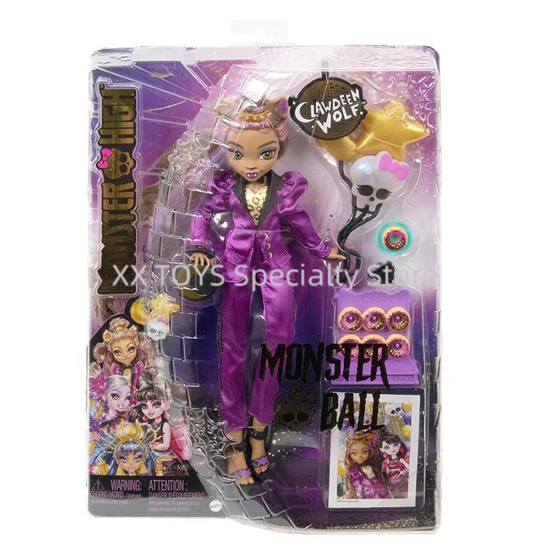 Monster High Monster Fest Doll Frankie Stein Cleo De Nile Clawdeen Wolf Monster Ball Party Fashion Collectible Doll Kids Gifts