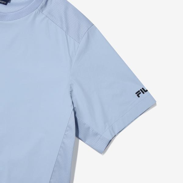 Fila Men S LighTweighT STreTch Mixed Woven T ShirT