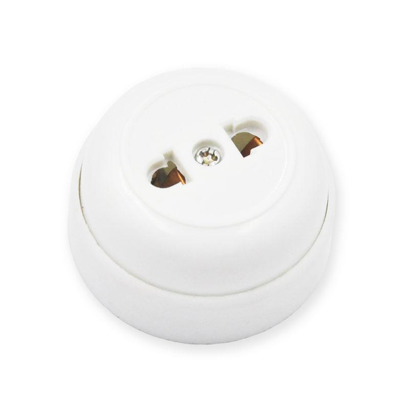 Socket Bakelite Retro Round Surface-mounted Socket 10a Two-pole Two-hole Dual-use Socket
