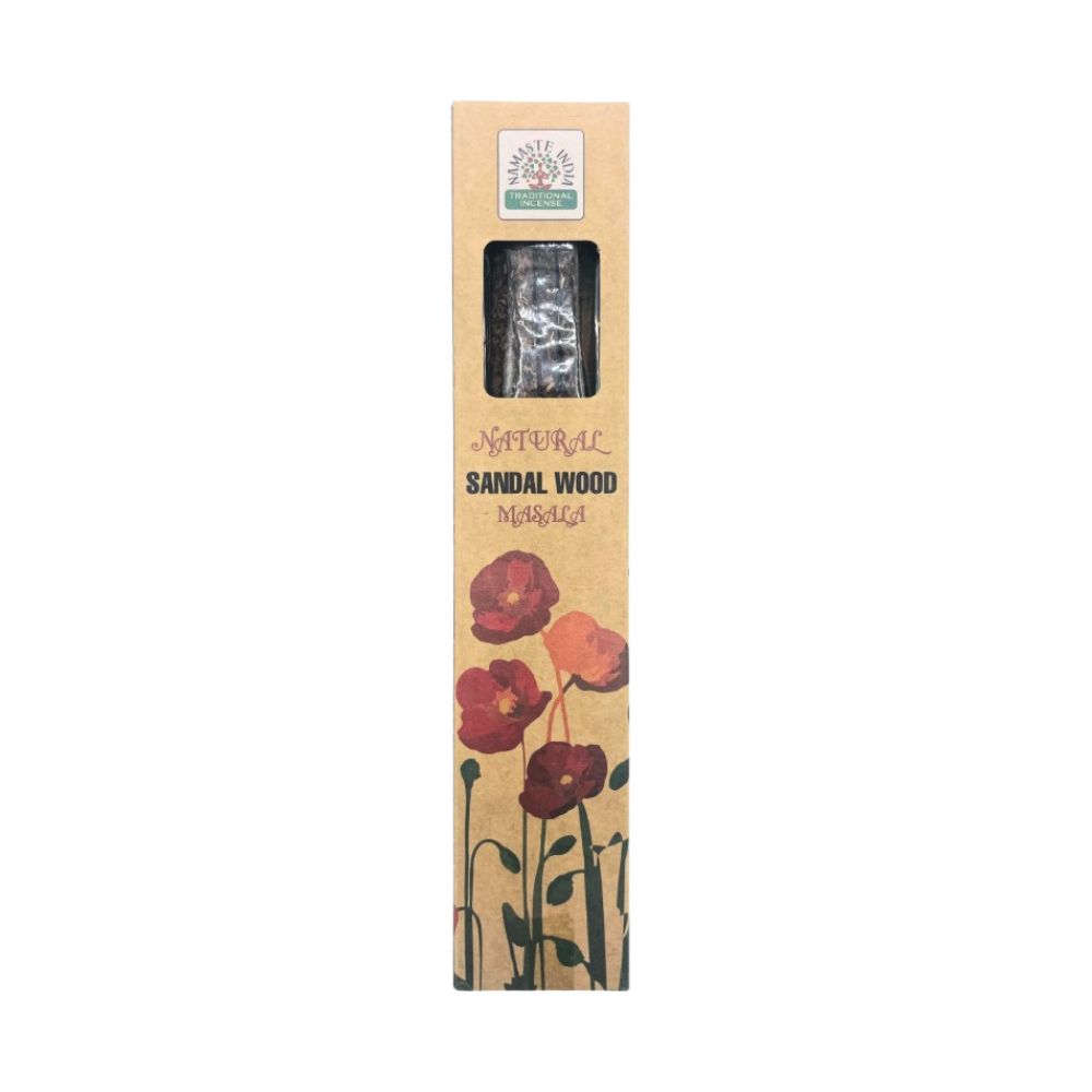 Natürliche Botanische Sandelholz Namaste Indien Räucherstäbchen 25g