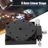 Manual Displacement Platform R Axes Rotating Linear Stage 360° Sliding Table 60mm RS60‑L Linear Sliding Table